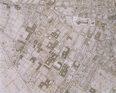Kort over Firenze, 1731 af Ferdinando Ruggeri