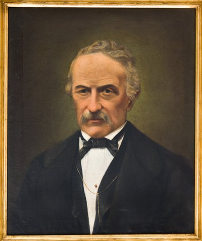 Selvportræt (olie på lærred) af Ferdinando Tarabini