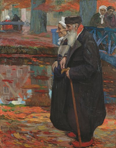 Det gamle par, 1907 af Fernand Allard L