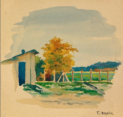 Gustrow-lejren af Fernand Barbier