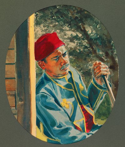 Pimero, algerisk plyndringsmand, Gustrow af Fernand Barbier