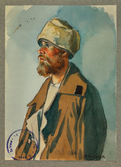 Russisk fange, Gustrow af Fernand Barbier