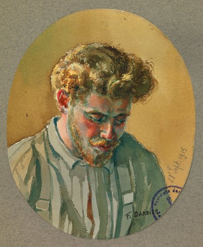 Fange Delaborde, en ven fra Gustrow-lejren af Fernand Barbier