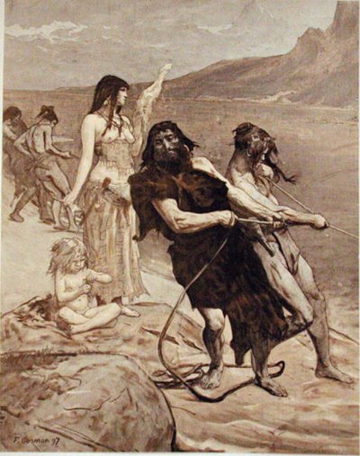 Fiskeri ved søen af Fernand Cormon