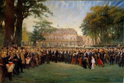 Modtagelse af borgmestrene i Frankrig i Elysee den 22. september af Fernand Cormon