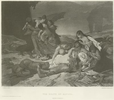 Havanas død (dybtryk) af Fernand Cormon