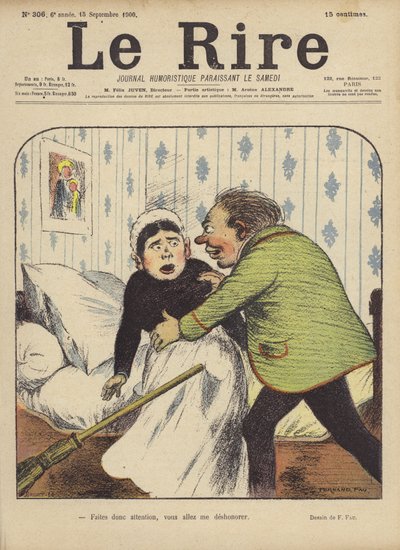 Illustration til Le Rire af Fernand Fau