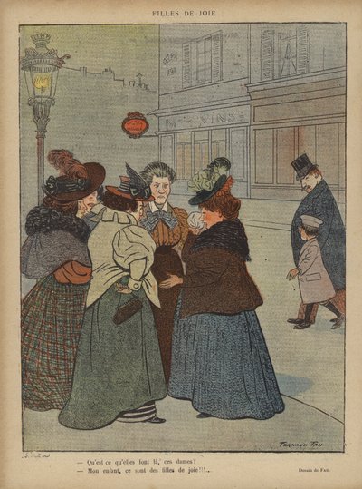 Illustration til Le Rire af Fernand Fau