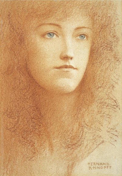 En ung englænder af Fernand Khnopff