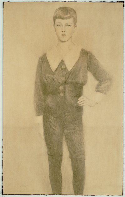 Prins Leopold af Belgien, hertug af Brabant, 1913 af Fernand Khnopff