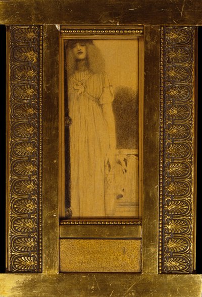 Studie af en kvinde af Fernand Khnopff