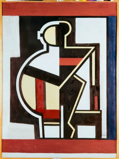 Abstrakt komposition af Fernand Leger