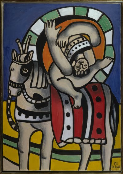 Akrobat på hest af Fernand Leger