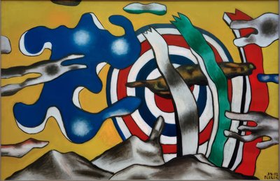 Flyet på himlen af Fernand Leger