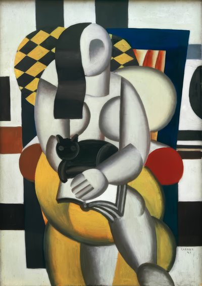Kvinde med kat af Fernand Leger