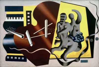 Komposition med to dansere af Fernand Leger