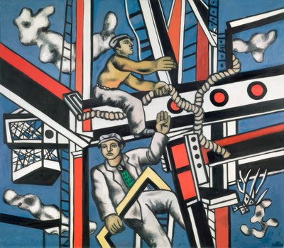 "Konstruktørerne" (Die Konstrukteure) af Fernand Leger
