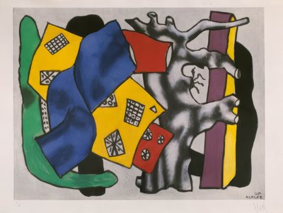 "Racines grises" (Grå rødder) af Fernand Leger