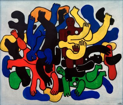 Sorte dykkere af Fernand Leger