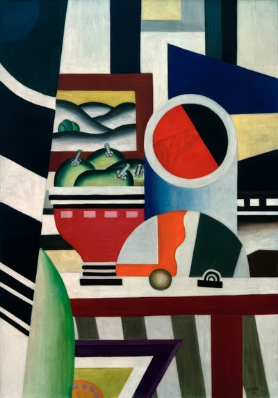 Stilleben med frugtskål af Fernand Leger