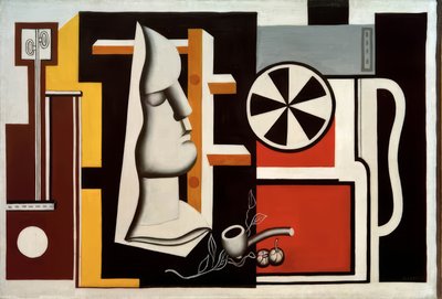 Stilleben med gipsmaske af Fernand Leger