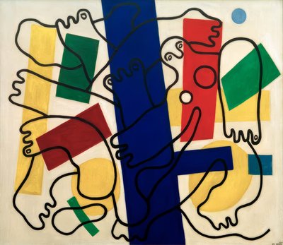 To akrobater (dykkere) af Fernand Leger