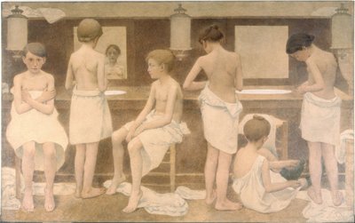 Les Petites Figurantes, mellem 1911 og 1913 (olie på lærred) af Fernand Pelez
