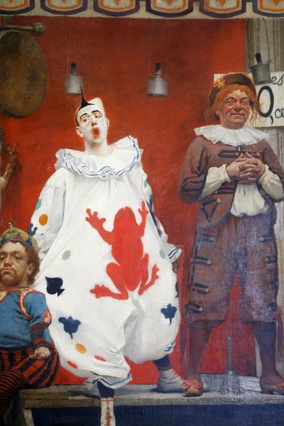 Akrobaterne, detaljer, 1888 af Fernand de Cordova Pelez