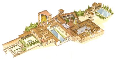 Alhambra, Granada, Spanien. Kongelige paladser af Fernando Aznar Cenamor
