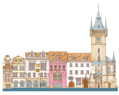 Gamle Rådhus. Prag, tjekkisk af Fernando Aznar Cenamor