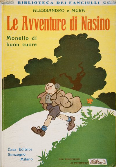 Forside af The Adventures of Nasino, Brat with a good heart af Alessandro e Mura, ca. 1920 af Filiberto Scarpelli