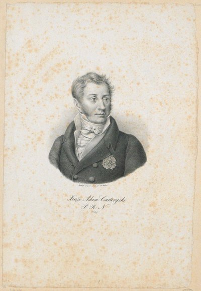 Prins Adam Jerzy Czartoryski 1770-1861, 1831 af Filip Romanowski
