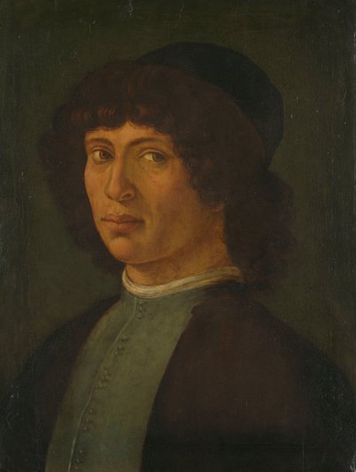 Portræt af en ung mand af Filippino Lippi (manner of)