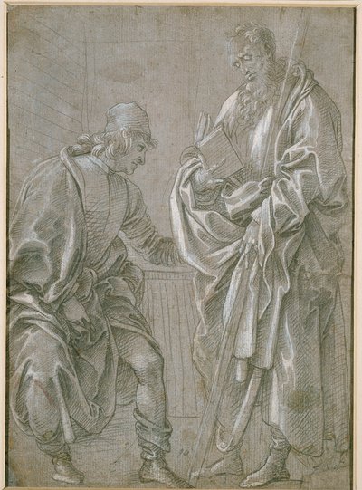 Apostel og ungdom af Filippino Lippi