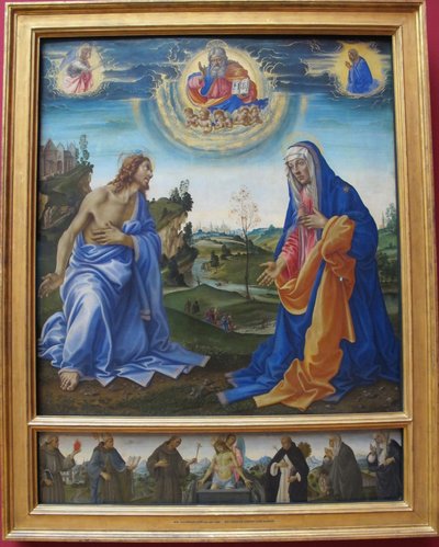 Erscheinung Christi an die Jungfrau af Filippino Lippi