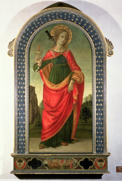 St. Lucy, ca. 1472-74 af Filippino Lippi