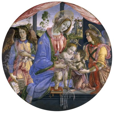 The Madonna and Child with the Infant St. John and Two Angels, midten af 1480