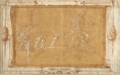 Forskellige figurstudier af Filippino Lippi