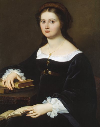 Portræt af Costanza Monti Perticari, 1819-1821. af Filippo Agricola