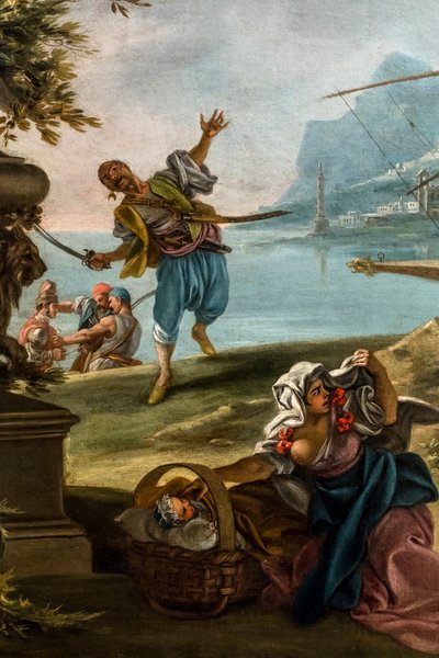 Piratangreb, ca. 1735/40 (Olie på lærred) af Filippo Falciatore