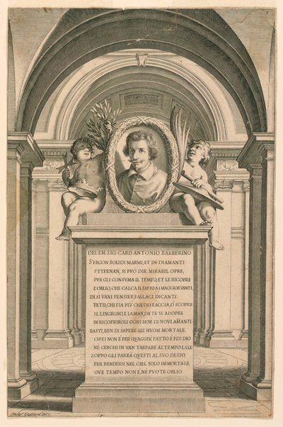 Portræt af kardinal Antonio Barberino af Filippo Gagliardi