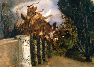 Allegori (olie på lærred) af Filippo Palizzi