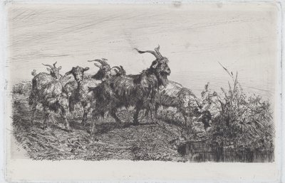 Børn ved en dam af Filippo Palizzi