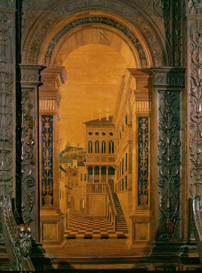 Gade og huse, trompe l