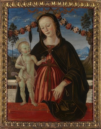 Madonna og barn. Omkring 1473 af Fiorenzo di Lorenzo