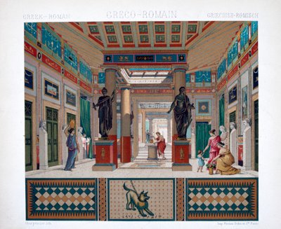 Greek, Roman temple, c1800-1835dani af Firmin Didot