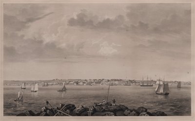 Castine, fra Hospital Island af Fitz Henry Lane
