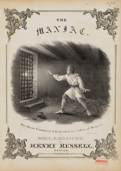 The Maniac (Cover med noder) af Fitz Henry Lane
