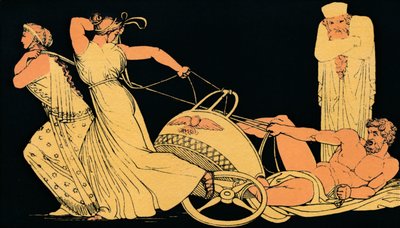 Atossas drøm, 1880 af Flaxman