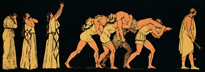 De døde brødre, 1880 af Flaxman